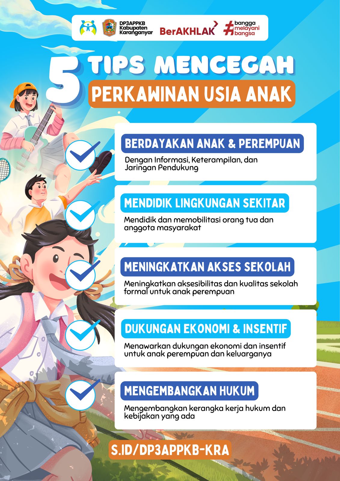 5 Tips Mencegah Perkawinan Anak